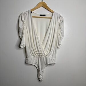 21 Saints Elegant White Women's Bodysuit